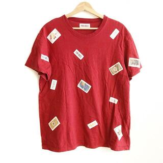 ピンクハウス(PINK HOUSE)のPINK HOUSE(ピンクハウス) 半袖Tシャツ レディース - レッド×白×マルチ クルーネック(Tシャツ(半袖/袖なし))
