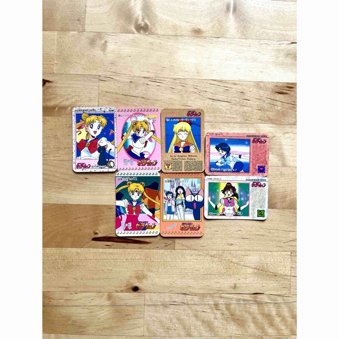 セーラームーン(セーラームーン)の美少女戦士セーラームーン　ミニカードまとめ売り7枚 エンタメ/ホビーのアニメグッズ(カード)の商品写真