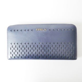 フルラ(Furla)のフルラ 長財布 - ダークネイビー レザー(財布)