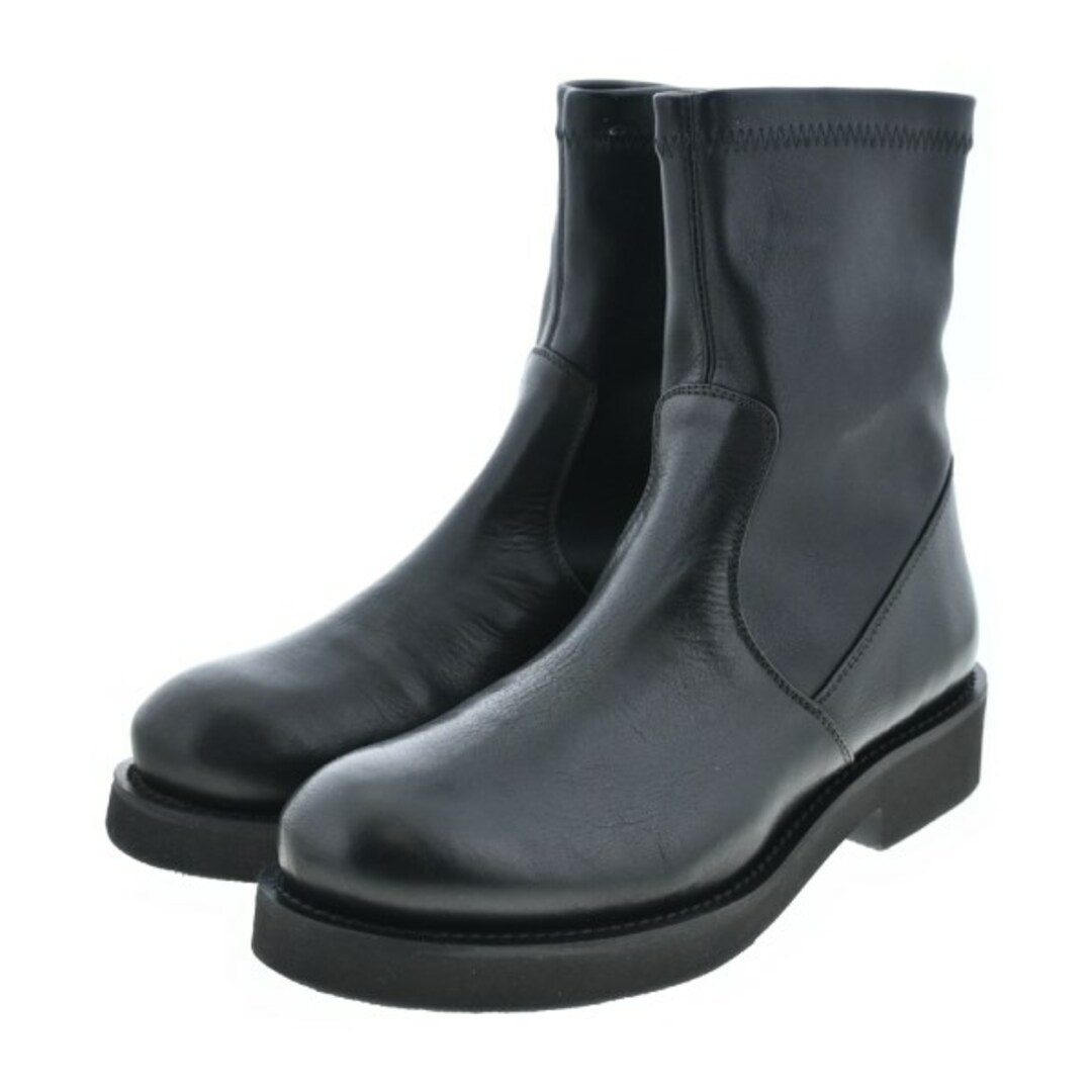 FABIO RUSCONI(ファビオルスコーニ)のFABIO RUSCONI ブーツ EU38(24.5cm位) 黒 【古着】【中古】 レディースの靴/シューズ(ブーツ)の商品写真