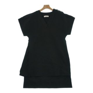 ジルサンダー(Jil Sander)のJIL SANDER ジルサンダー ワンピース XS 黒 【古着】【中古】(ひざ丈ワンピース)