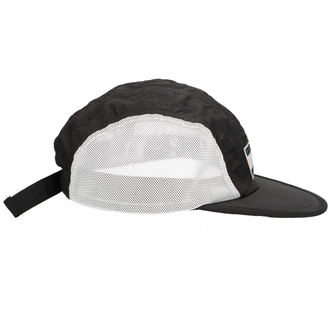TOMMY(トミー)のTOMMY トミー ロゴパッチナイロンキャップ ブラック/ホワイト メンズの帽子(キャップ)の商品写真