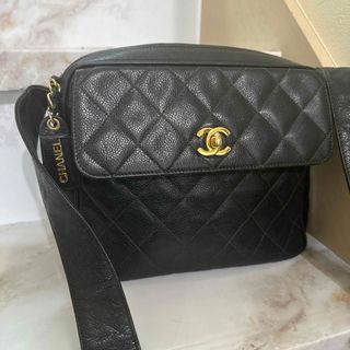 シャネル(CHANEL)のCHANEL 正規品ヴィンテージ　キャビアスキンショルダー(ショルダーバッグ)