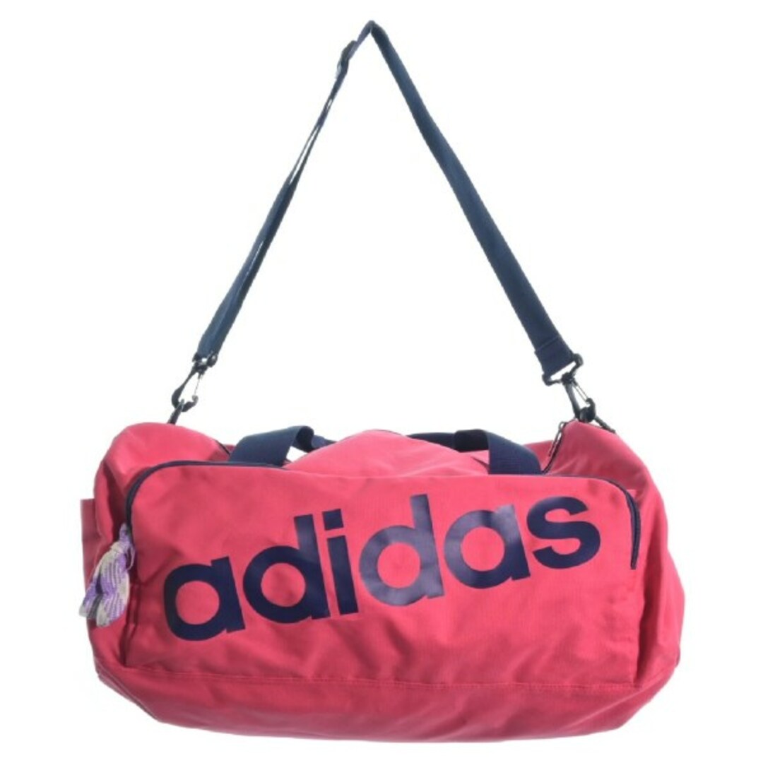 adidas(アディダス)のadidas アディダス ボストンバッグ - ピンク 【古着】【中古】 レディースのバッグ(ボストンバッグ)の商品写真