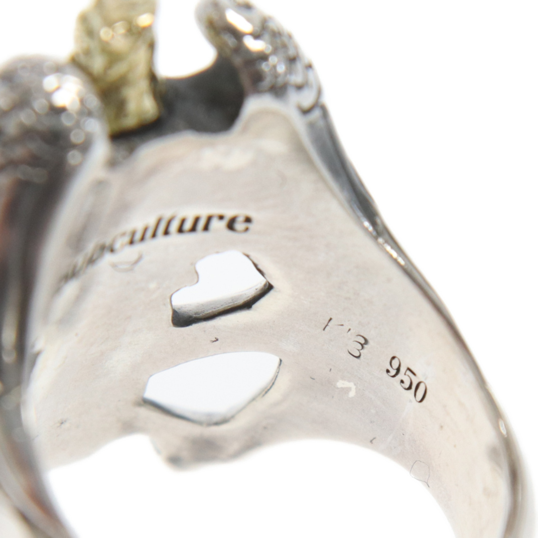 SUBCULTURE サブカルチャー EAGLE SKULL RING イーグルスカルリング K18xSV950 シルバー/ゴールド 18号 メンズのアクセサリー(リング(指輪))の商品写真