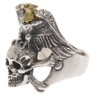 SUBCULTURE サブカルチャー EAGLE SKULL RING イーグルスカルリング K18xSV950 シルバー/ゴールド 18号(リング(指輪))