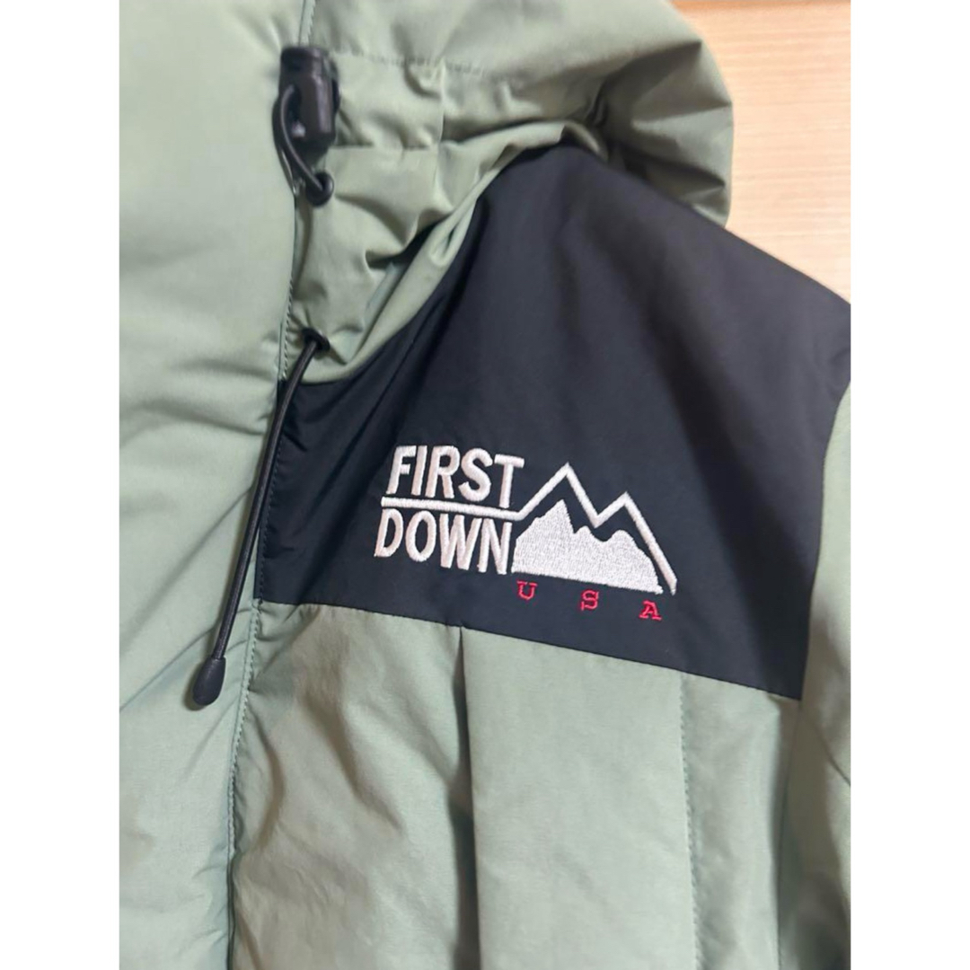 FIRST DOWN(ファーストダウン)のFIRST DOWN WRAP DOWN PARKA DICROS MAURI メンズのジャケット/アウター(ダウンジャケット)の商品写真