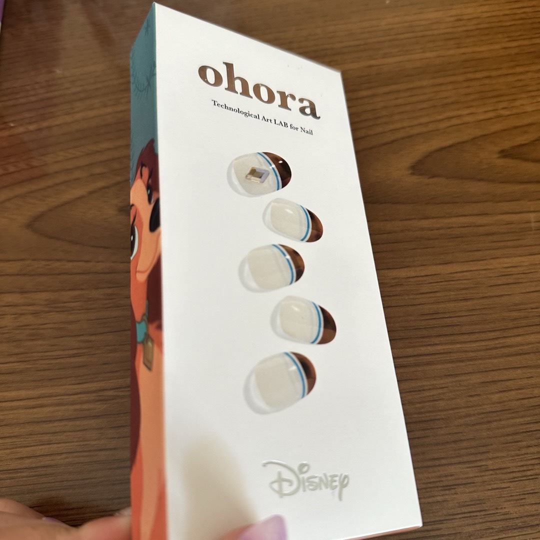 ohora(オホーラ)の【ohora】Disney レディ セミキュアジェルネイル NP-014-JC コスメ/美容のネイル(ネイル用品)の商品写真