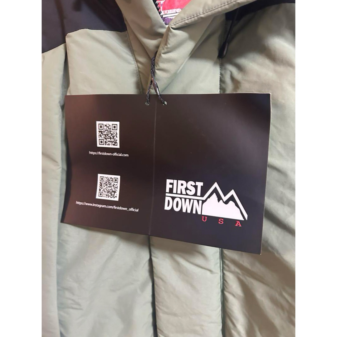 FIRST DOWN(ファーストダウン)のFIRST DOWN WRAP DOWN PARKA DICROS MAURI メンズのジャケット/アウター(ダウンジャケット)の商品写真