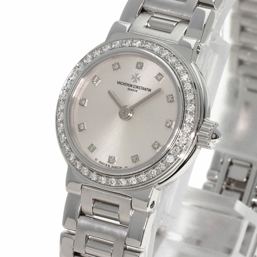 VACHERON CONSTANTIN(ヴァシュロンコンスタンタン)のVACHERON CONSTANTIN 10570/170G ソブリン 12P ベゼルダイヤモンド メーカーコンプリート 腕時計 K18WG K18WG ダイヤモンド レディース レディースのファッション小物(腕時計)の商品写真