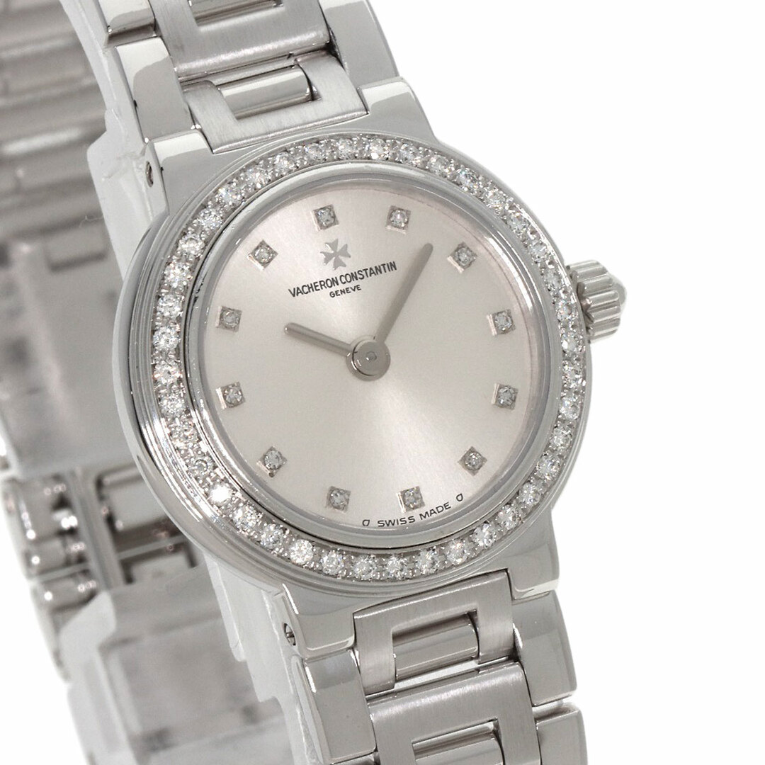 VACHERON CONSTANTIN(ヴァシュロンコンスタンタン)のVACHERON CONSTANTIN 10570/170G ソブリン 12P ベゼルダイヤモンド メーカーコンプリート 腕時計 K18WG K18WG ダイヤモンド レディース レディースのファッション小物(腕時計)の商品写真