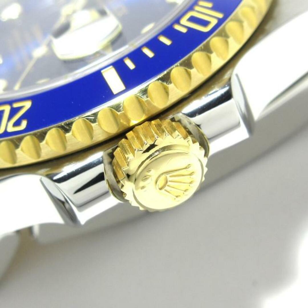 ROLEX(ロレックス) 腕時計 サブマリーナデイト 116613LB メンズ  SS×K18YG/11コマ＋余りコマ×2(フルコマ)/青サブ/ランダムルーレット/2017.3 ブルー