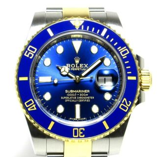 ロレックス(ROLEX)のROLEX(ロレックス) 腕時計 サブマリーナデイト 116613LB メンズ SS×K18YG/11コマ＋余りコマ×2(フルコマ)/青サブ/ランダムルーレット/2017.3 ブルー(その他)