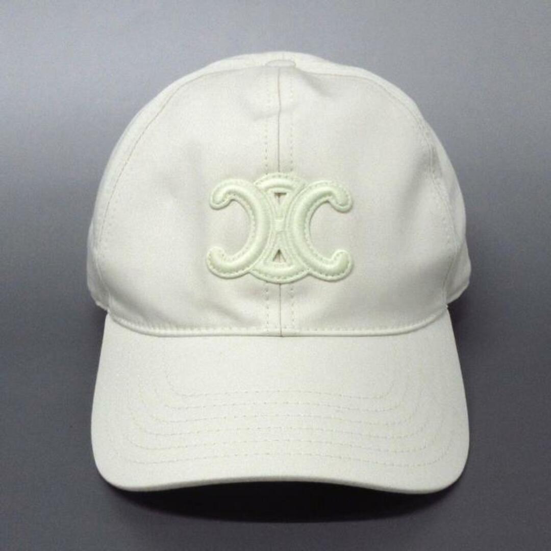 CELINE(セリーヌ) キャップ美品 トリオンフ ベースボールキャップ 2AUT6969P 白×アイボリー | フリマアプリ ラクマ CELINE(セリーヌ) キャップ美品 トリオンフ ベースボールキャップ 2AUT6969P 白×アイボリー | フリマアプリ ラクマ