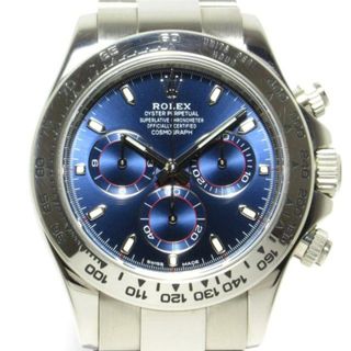 ROLEX - ROLEX(ロレックス) 腕時計美品  コスモグラフ デイトナ 116509 メンズ 金無垢/K18WG/13コマ(フルコマ）/ランダムルーレット/総重量218.6ｇ ブルー