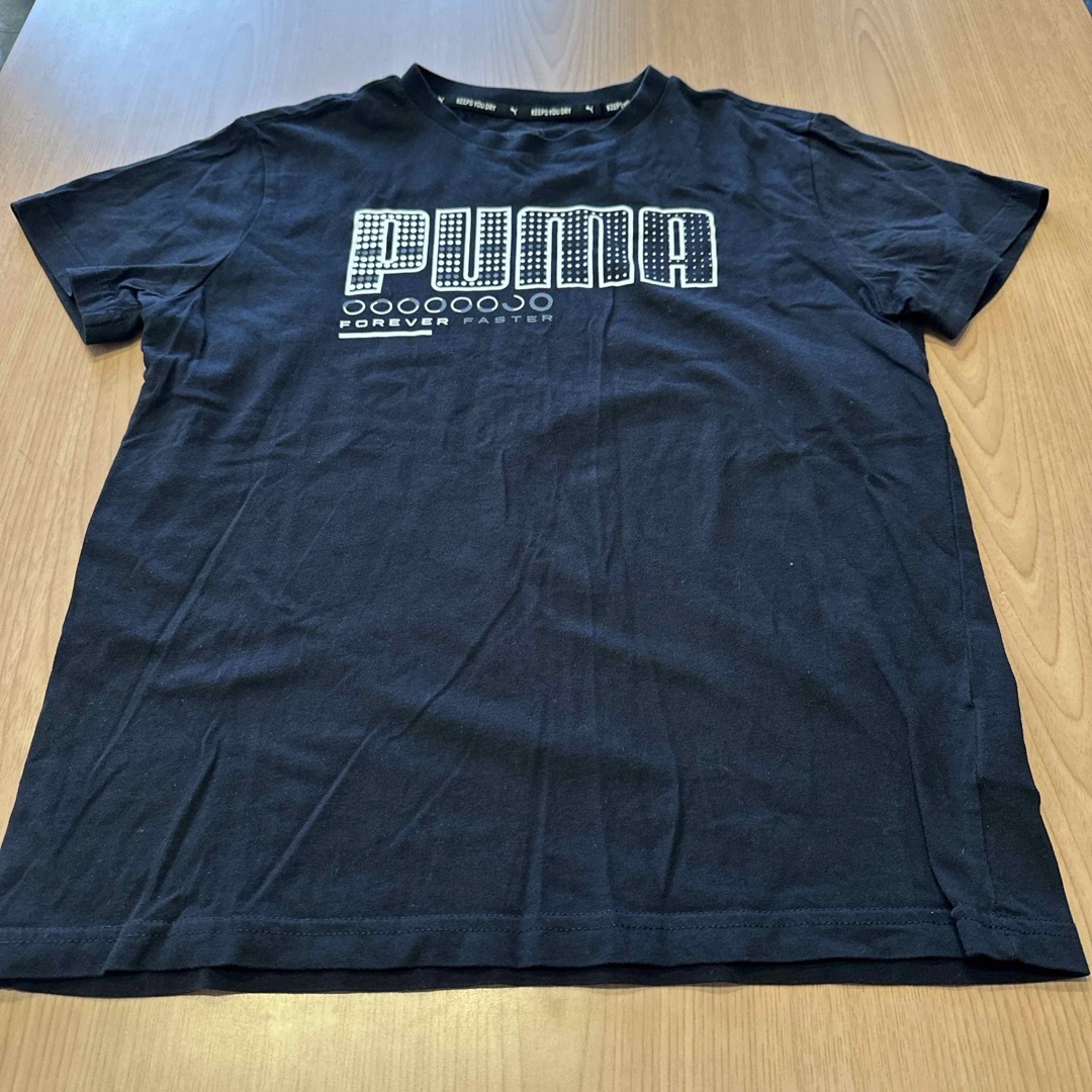 PUMA(プーマ)のPUMA プーマ　Tシャツ　黒　160cm キッズ/ベビー/マタニティのキッズ服男の子用(90cm~)(Tシャツ/カットソー)の商品写真
