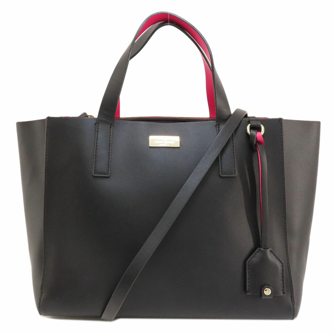 kate spade new york(ケイトスペードニューヨーク)のkate spade ロゴ金具 2WAY トートバッグ レザー レディース レディースのバッグ(トートバッグ)の商品写真