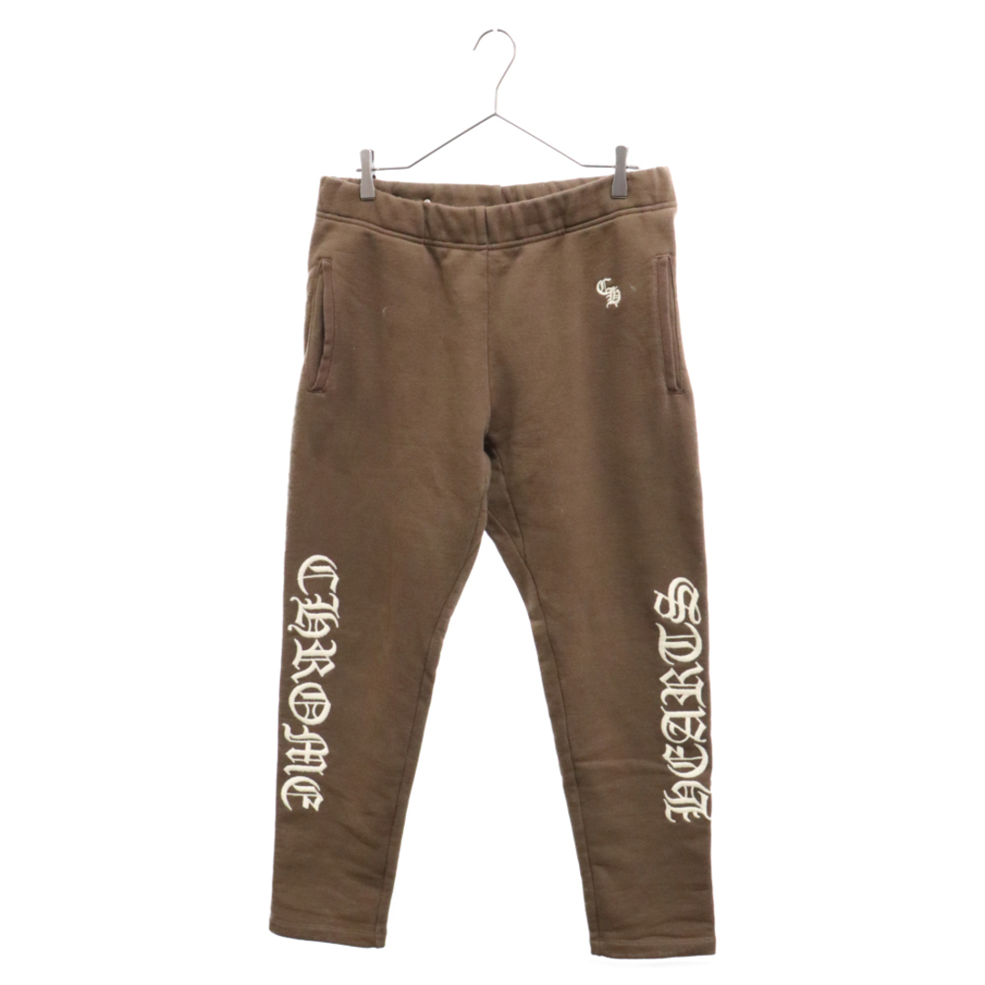 Chrome Hearts(クロムハーツ)のCHROME HEARTS クロムハーツ Y NOT SLO RIDE Sweat Pants ワイノットスローライドロゴ刺繍スウェットパンツ オリーブ メンズのパンツ(その他)の商品写真