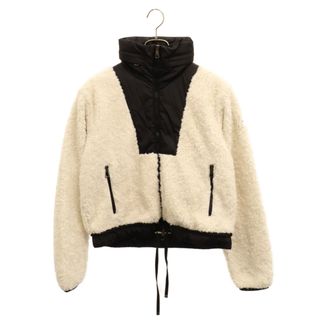 モンクレール(MONCLER)のMONCLER モンクレール 20AW MAGLIA CARDIGAN ボアフリースジャケット 素材切替 ホワイト/ブラック レディース F20938G73800(その他)