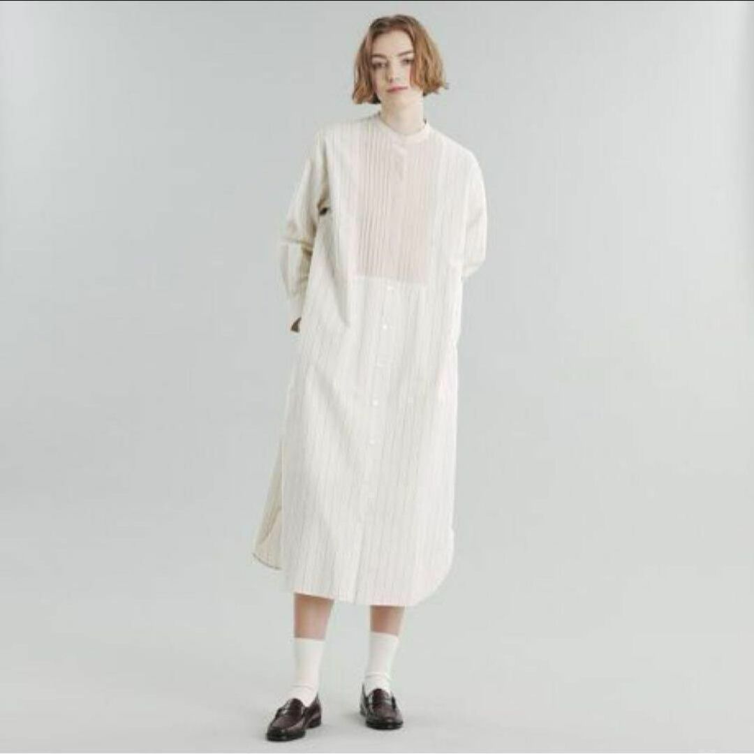 MACKINTOSH PHILOSOPHY(マッキントッシュフィロソフィー)の美品 マッキントッシュフィロソフィー GREY LABEL ストライプワンピース レディースのワンピース(ロングワンピース/マキシワンピース)の商品写真