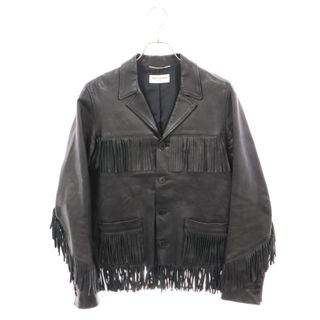 サンローラン(Saint Laurent)のSAINT LAURENT PARIS サンローランパリ 13AW by Hedi Slimane フリンジレザージャケット カーティスジャケット 330439 Y5CD1 エディ期 ブラック(フライトジャケット)