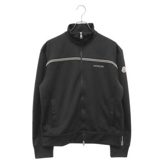 モンクレール(MONCLER)のMONCLER モンクレール 23AW ダブルジップ ラインデザイン トラックジャケット I20918G00007 ブラック(フライトジャケット)