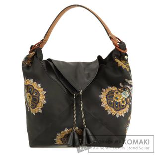 エトロ(ETRO)のETRO 植物柄 ワンショルダー ショルダーバッグ ナイロン レディース(ショルダーバッグ)