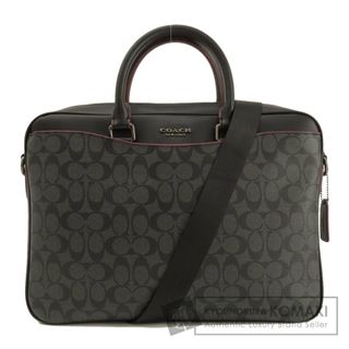 コーチ(COACH)のCOACH F73420 シグネチャー ブリーフケース 2WAY ビジネスバッグ PVC メンズ(ビジネスバッグ)