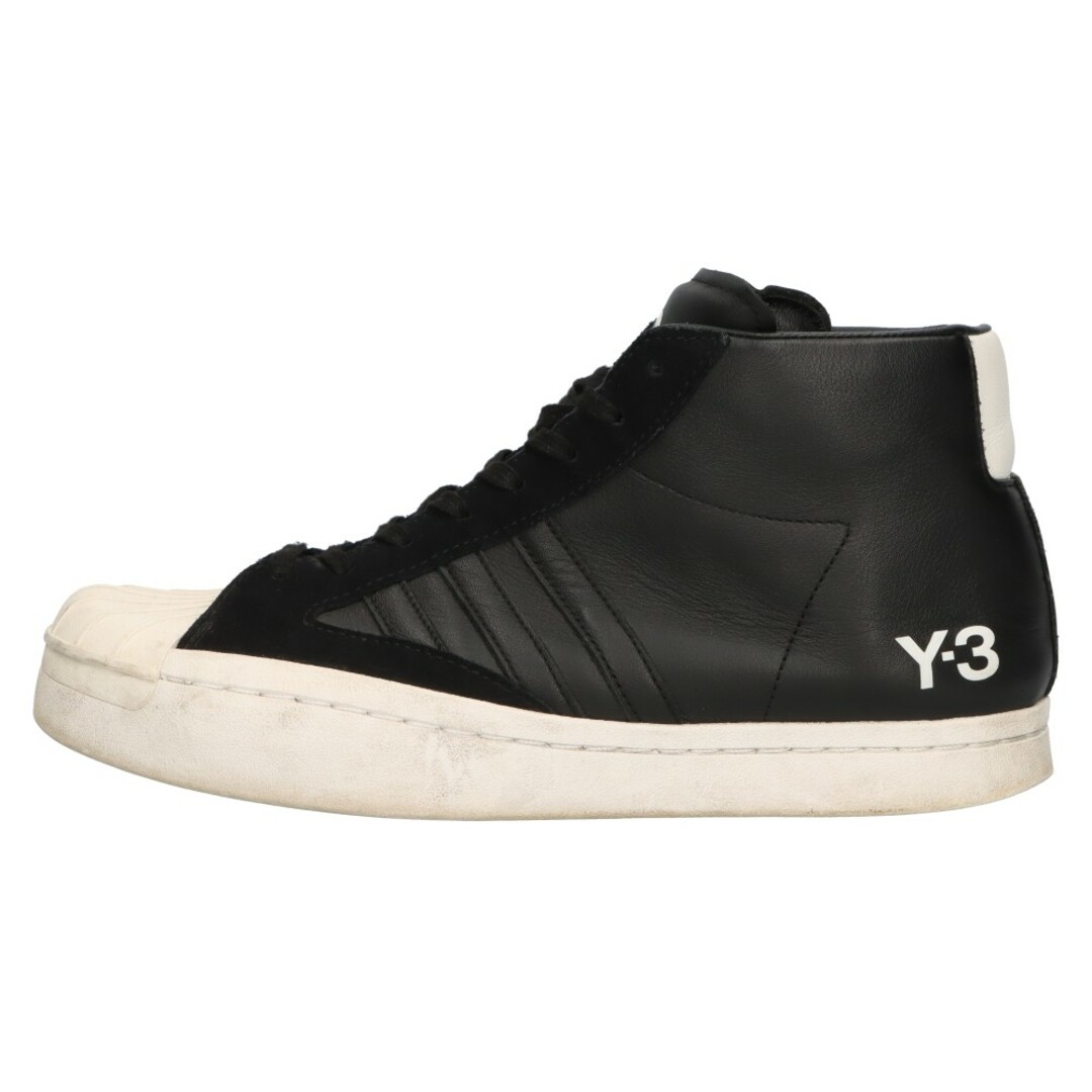 Y-3(ワイスリー)のY-3 ワイスリー YOHJI PRO ヨウジプロ ハイカット スニーカー トリプルブラック H02576 US9/JP27cm メンズの靴/シューズ(スニーカー)の商品写真