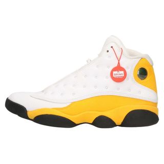 ナイキ(NIKE)のNIKE ナイキ Air Jordan 13 Del Sol エアジョーダン13 デルソル ハイカットスニーカー ホワイト/イエロー 414571‐167 US10/28.0cm(スニーカー)