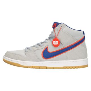 ナイキ(NIKE)のNIKE SB ナイキエスビー DUNK HIGH PREMIUM QS METS ダンク ニューヨークメッツ ハイカットスニーカー グレー DH7155-001 US10/28.0cm(スニーカー)