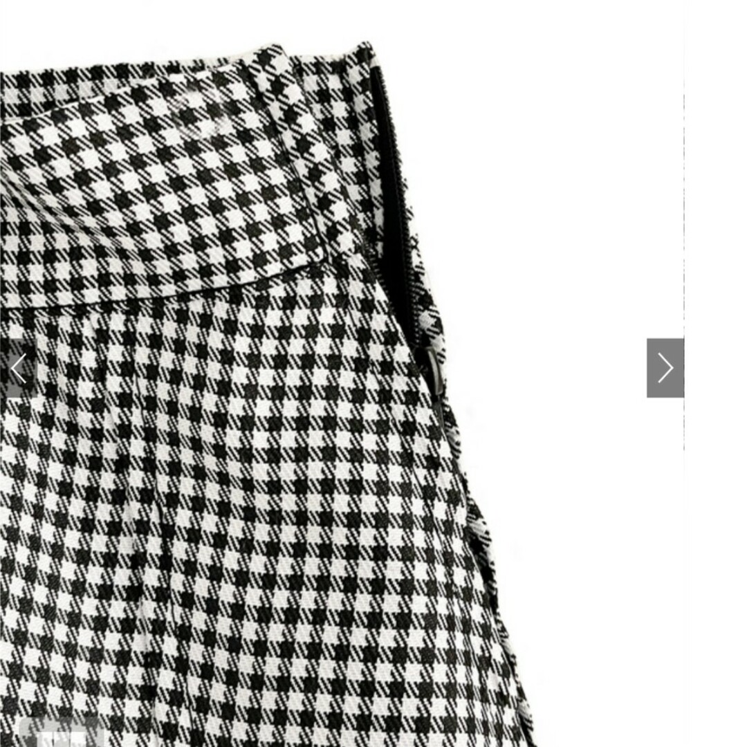 GRL(グレイル)のグレイル◎ベルトインパン裏地付きギンガムチェック柄プリーツミニスカート レディースのスカート(ミニスカート)の商品写真