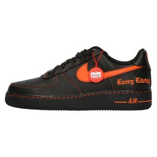 ナイキ(NIKE)のNIKE ナイキ ×VLONE AIR FORCE 1 LOW ヴィーロン エアフォース1 ローカットスニーカー オレンジ/ブラック US9.5/27.5cm AA5360-001(スニーカー)