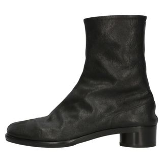 Maison Martin Margiela - Maison Margiela メゾンマルジェラ TABI BOOTS タビ レザー スプリットトゥ ブーツ ブラック S57WU0153