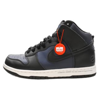 ナイキ(NIKE)のNIKE ナイキ ダンクハイ ハイカットスニーカー ミッドナイトネイビー ブラック US9.5/27.5cm DJ0383-400(スニーカー)