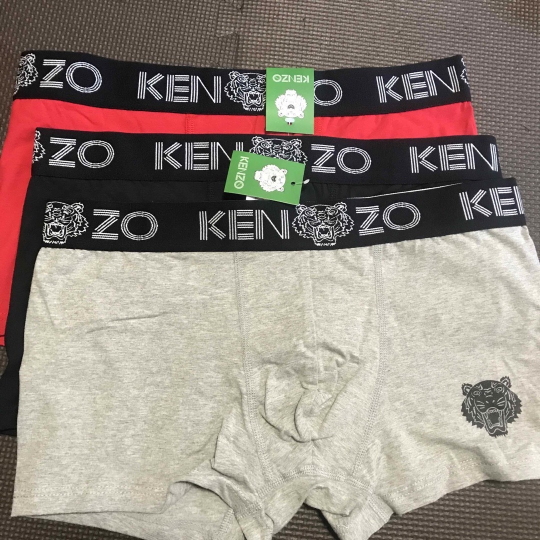 KENZO(ケンゾー)のKenzoボクサーパンツXLサイズ3枚セット メンズのアンダーウェア(ボクサーパンツ)の商品写真