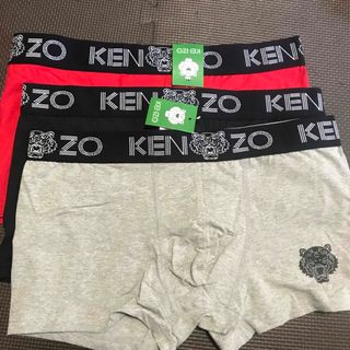 ケンゾー(KENZO)のKenzoボクサーパンツXLサイズ3枚セット(ボクサーパンツ)