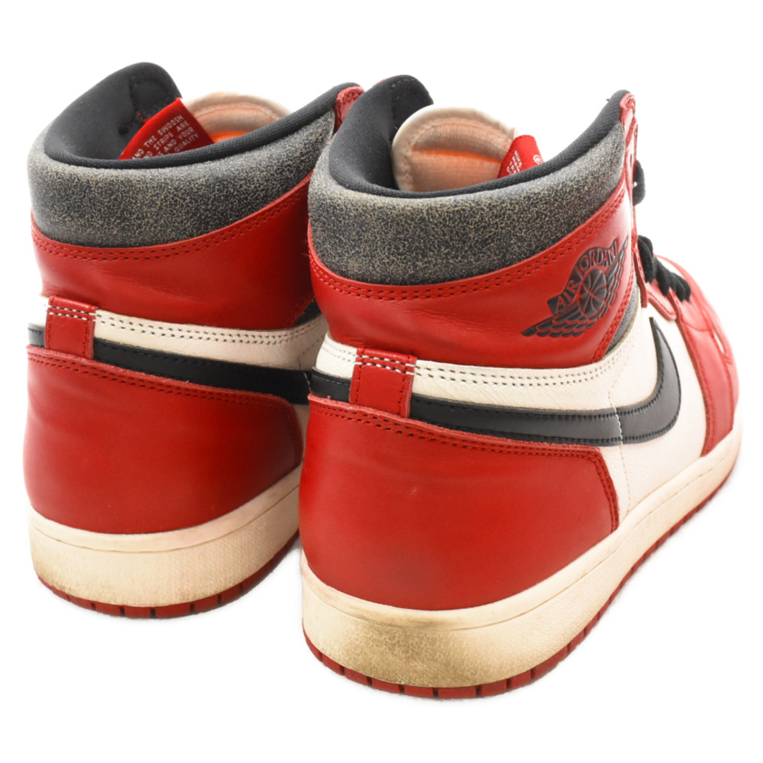 NIKE(ナイキ)のNIKE ナイキ AIR JORDAN 1 LOST&FOUND エアジョーダン1 ロスト&ファウンド ハイカットスニーカー ホワイト/レッド US810/28cm DZ5485-612 メンズの靴/シューズ(スニーカー)の商品写真