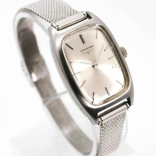 ロンジン(LONGINES)の《希少》LONGINES 腕時計 シルバー 手巻き 機械式 ヴィンテージ u(腕時計)