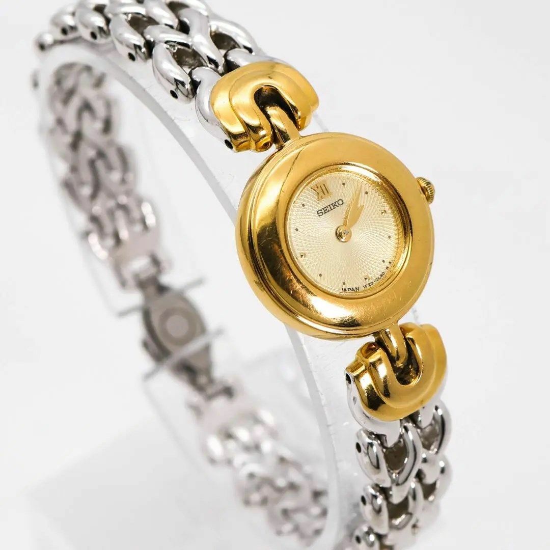 SEIKO(セイコー)の《美品》SEIKO 腕時計 ゴールド レディース ヴィンテージ クォーツ r レディースのファッション小物(腕時計)の商品写真