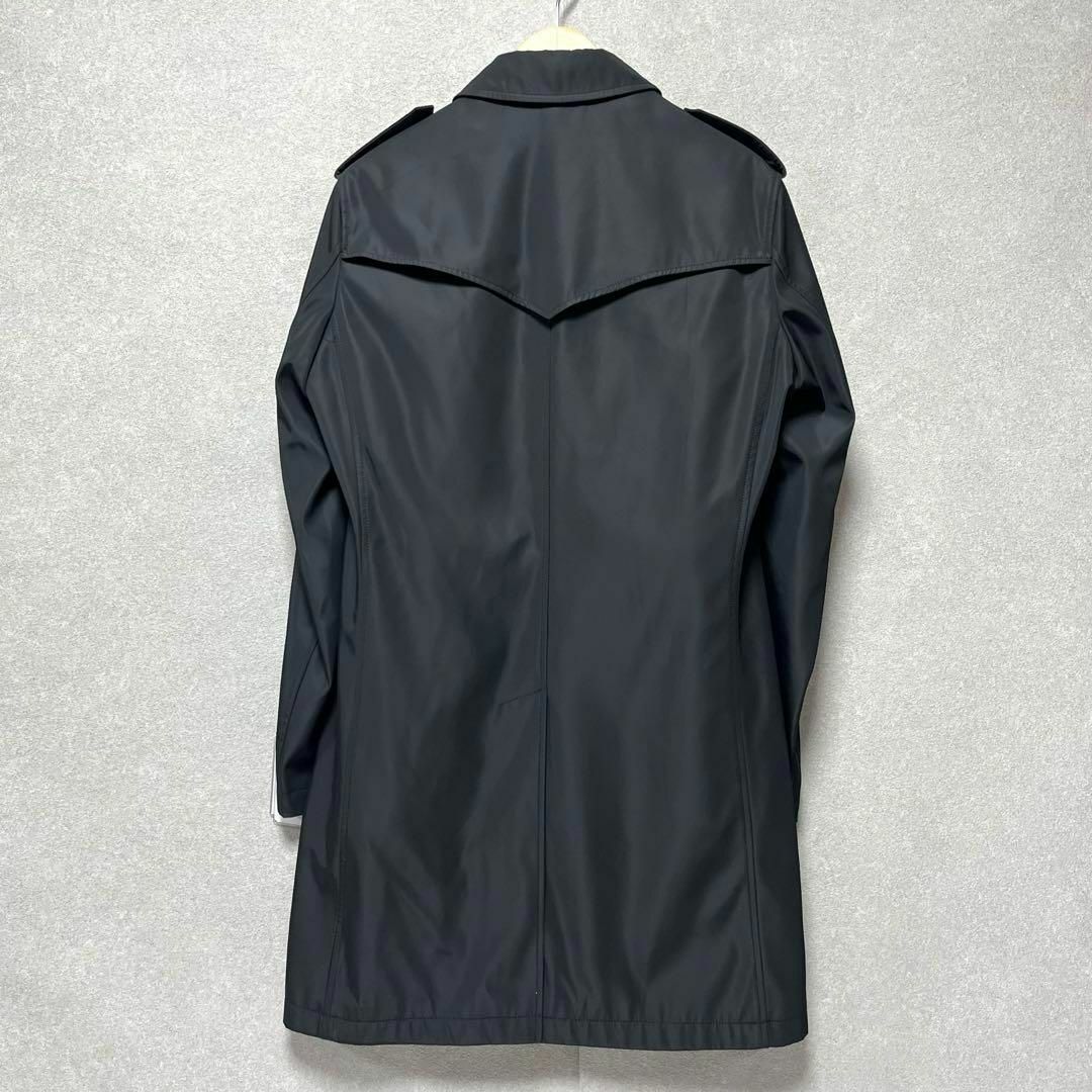 タグ付未使用　Le Chic ルシック　メンズ　コート　ブラック　Lサイズ メンズのジャケット/アウター(ステンカラーコート)の商品写真
