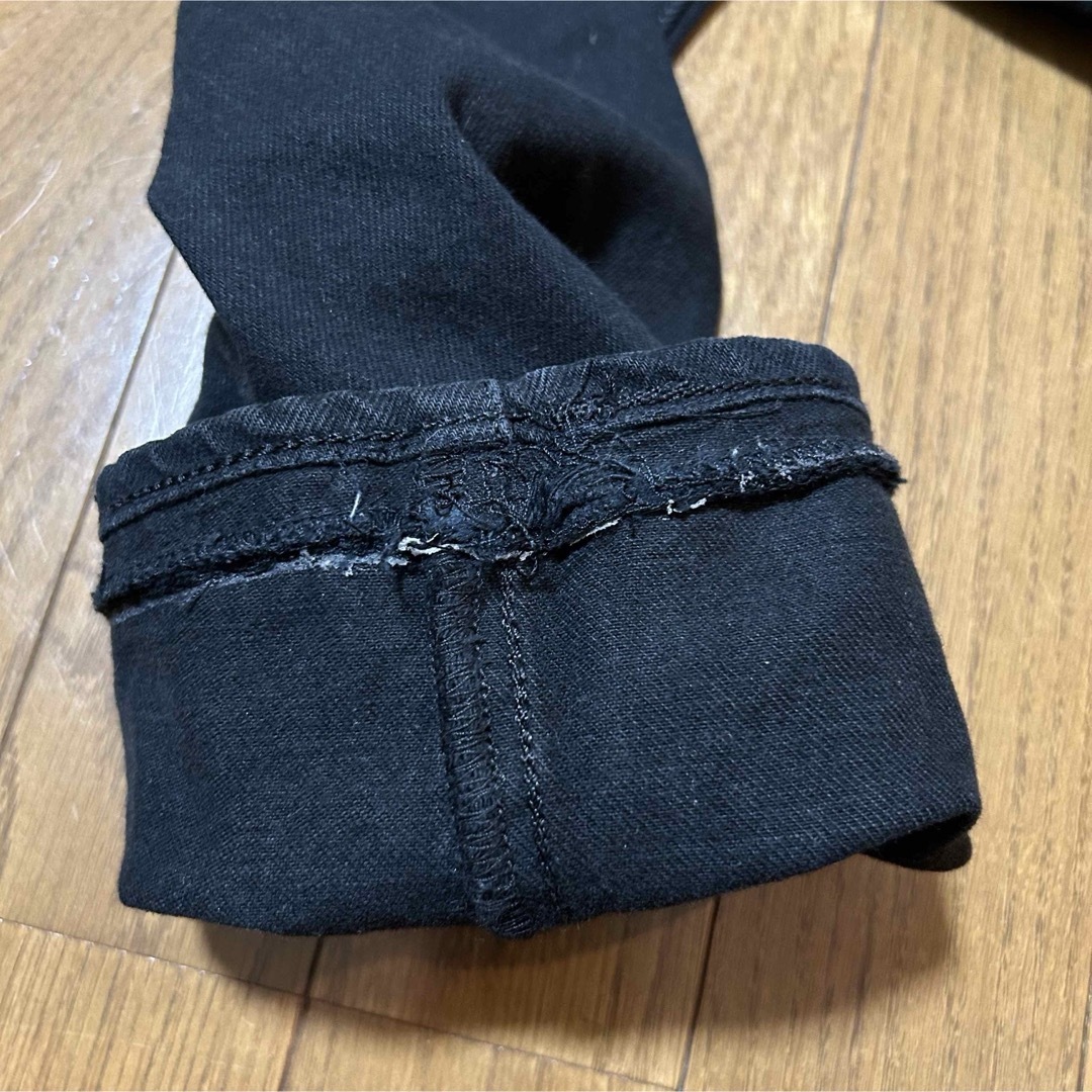 Levi's(リーバイス)のW88-股下70cm！リーバイス501 古着ブラックジーンズパキスタン製 丈詰め メンズのパンツ(デニム/ジーンズ)の商品写真