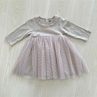 エスティークローゼット(s.t.closet)のlittle s.t by s.t. closet  チュール 長袖 ワンピース(ワンピース)