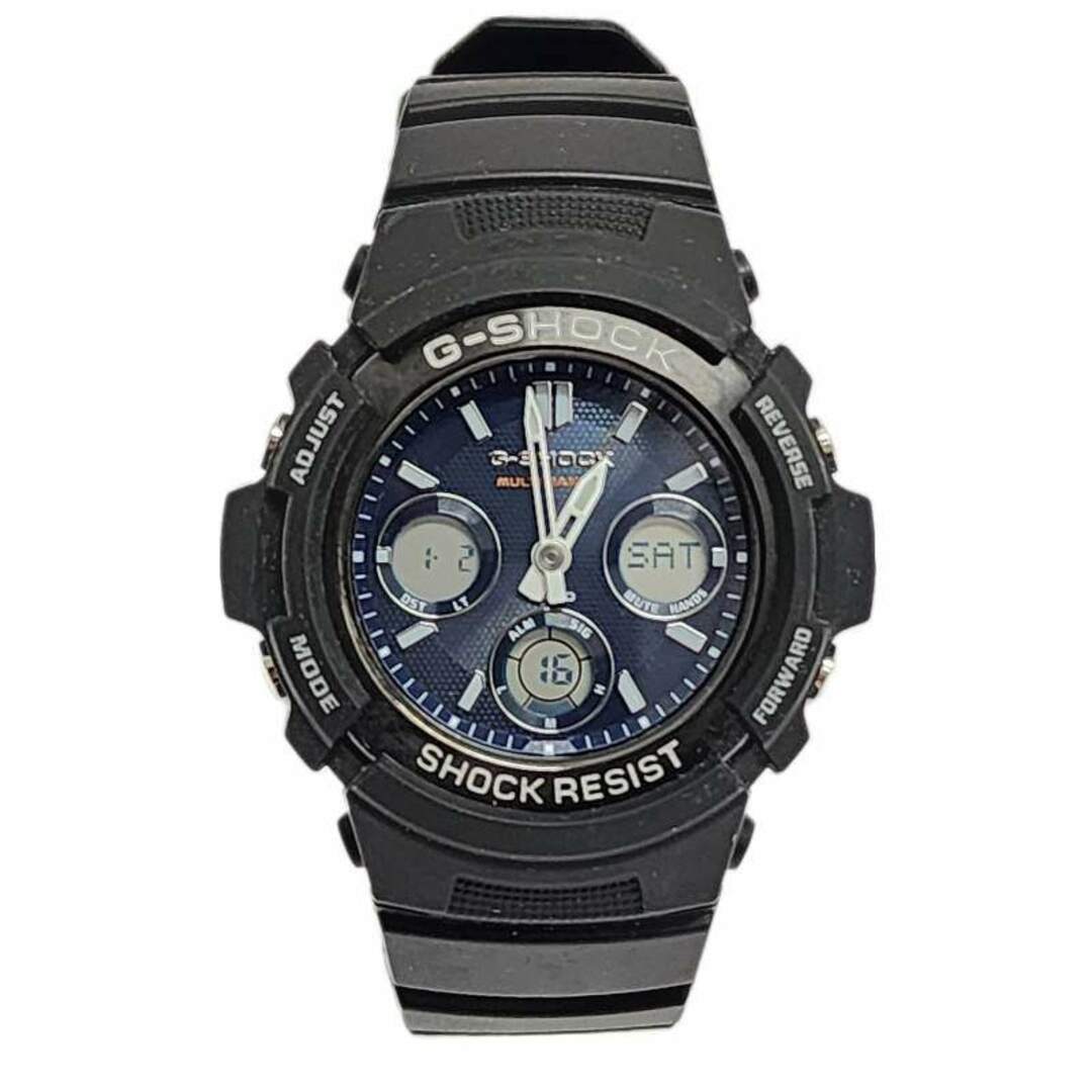 CASIO(カシオ)のCASIO カシオ 腕時計 G-SHOCK AWG-M100SB-2AJF タフソーラー ブラック メンズ デジアナ 本体のみ 【美品】 22403K303 メンズの時計(腕時計(デジタル))の商品写真