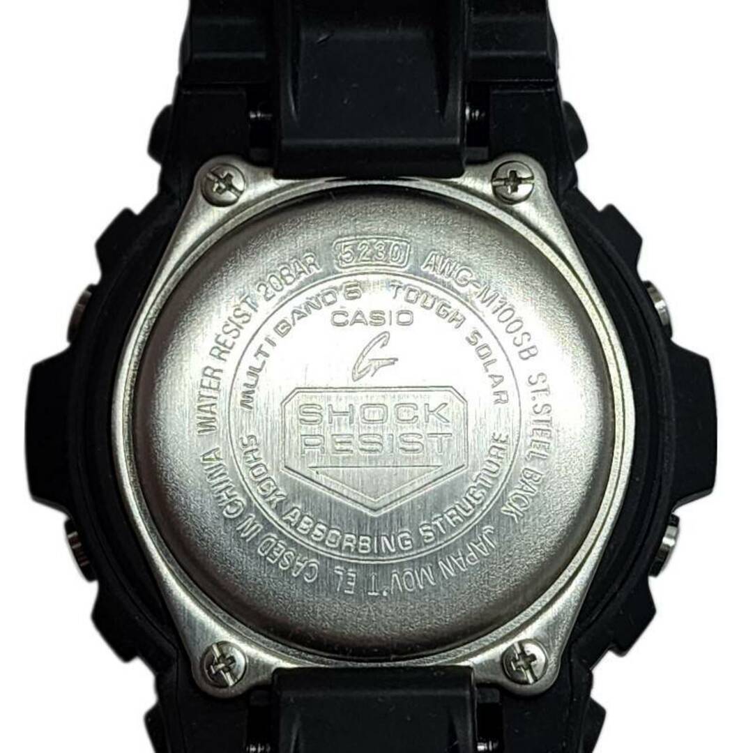 CASIO(カシオ)のCASIO カシオ 腕時計 G-SHOCK AWG-M100SB-2AJF タフソーラー ブラック メンズ デジアナ 本体のみ 【美品】 22403K303 メンズの時計(腕時計(デジタル))の商品写真
