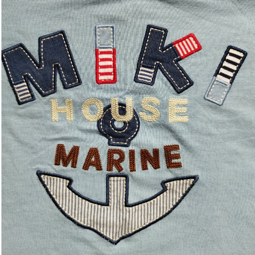 mikihouse(ミキハウス)のMIKIHOUSEORIGINALマリンＴシャツサイズ2 キッズ/ベビー/マタニティのキッズ服男の子用(90cm~)(Tシャツ/カットソー)の商品写真