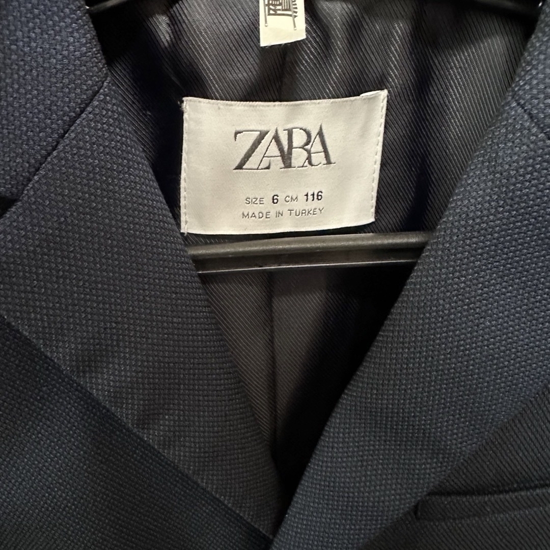 ZARA KIDS(ザラキッズ)の3点セット　ZARAKIDS スーツ ネイビー　116 ラルフ　シャツ　110 キッズ/ベビー/マタニティのキッズ服男の子用(90cm~)(ドレス/フォーマル)の商品写真