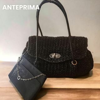 ANTEPRIMA - 【美品✨️】アンテプリマ  ワイヤーバック　ターンロック　黒　卒業式　入学式