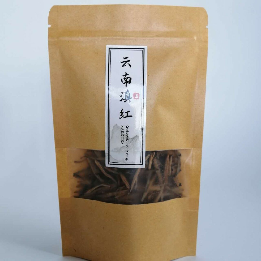 中国雲南　【特級】真紅大金針茶30g　とても飲みやすく美味しいお茶です 食品/飲料/酒の飲料(茶)の商品写真