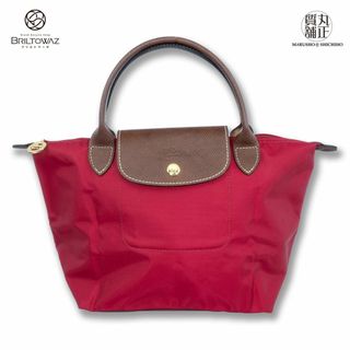 ロンシャン(LONGCHAMP)のロンシャン ル プリアージュ オリジナル S トップハンドルバッグ ナイロン/レザー ガランスレッド 1621089270 折り畳み トートバッグ レディース LONGCHAMP USED【中古】【丸正質舗】【質屋】【ブリルトワーゼ】(M212234)(ハンドバッグ)